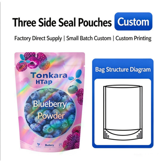Three Side Seal Pouches
